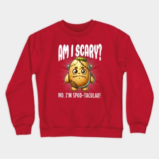 Spudtacular Monster 🥔 Cute Potato Frankenstein Crewneck Sweatshirt